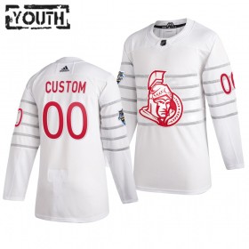 Barn NHL Ottawa Senators Tröjor med eget tryck Vit Adidas 2020 All-Star Authentic